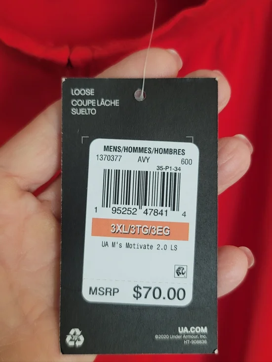 🆕️Under Armour UA Motivate 2.0 Long Sleeve Water Resistant Popover Shirt - Picture 6 of 12